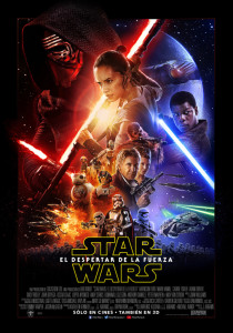 Poster oficial de Star Wars. El despertar de la fuerza